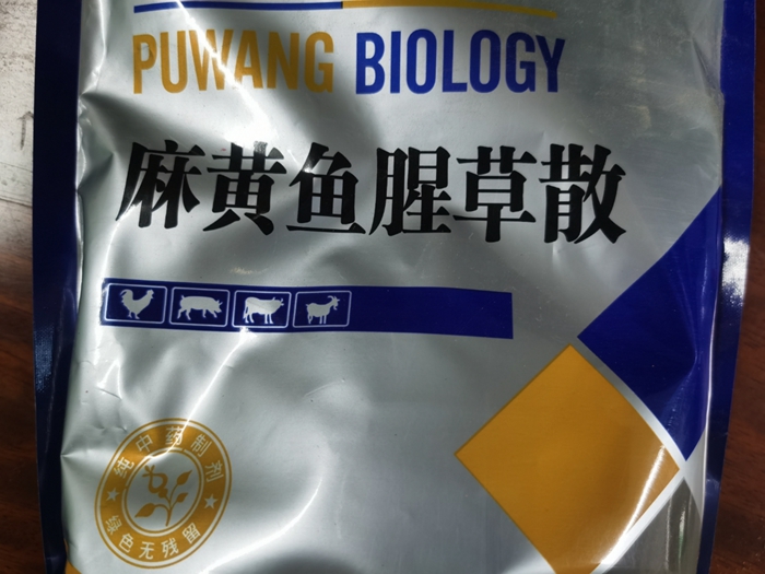 麻黃魚腥草散--肺熱咳喘、雞支原體病，胸膜肺炎與支原體混合感染